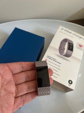 fitbit Charge 2 Lavender Fitness Wristband - Small